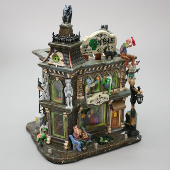 Lemax Spooky Town Zombie’s Cafe 2006 Halloween Village Collection Building 65346 - Picture 2 of 12